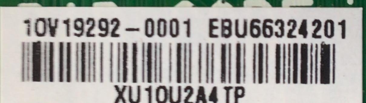 MAIN PARA TV LG UHD 4K SMART TV / NUMERO DE PARTE EBU66324201 / EAX69581203 / EAX69581203(1.0) / PANEL NC430TQG-ABKH5 / DISPLAY HV430QUB-F7D / MODELO 43UP8000PUR / 43UP8000PUR.AUSGLJM - Imagen 2